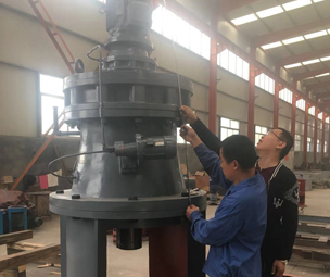 河南客户用的大型摆线减速机