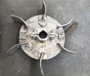 <b>钛材搅拌器（六弯叶圆盘涡轮）</b>